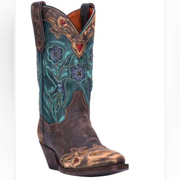 Dan post bluebird western boots size 9 gorgeous and great condition Yellowstone - Picture 6 of 14